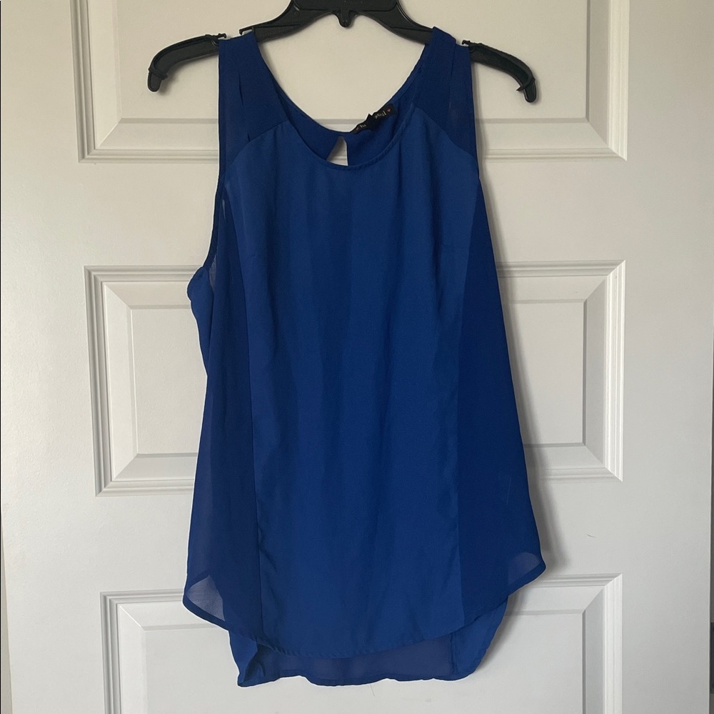 Royal Blue Sleeveless Top